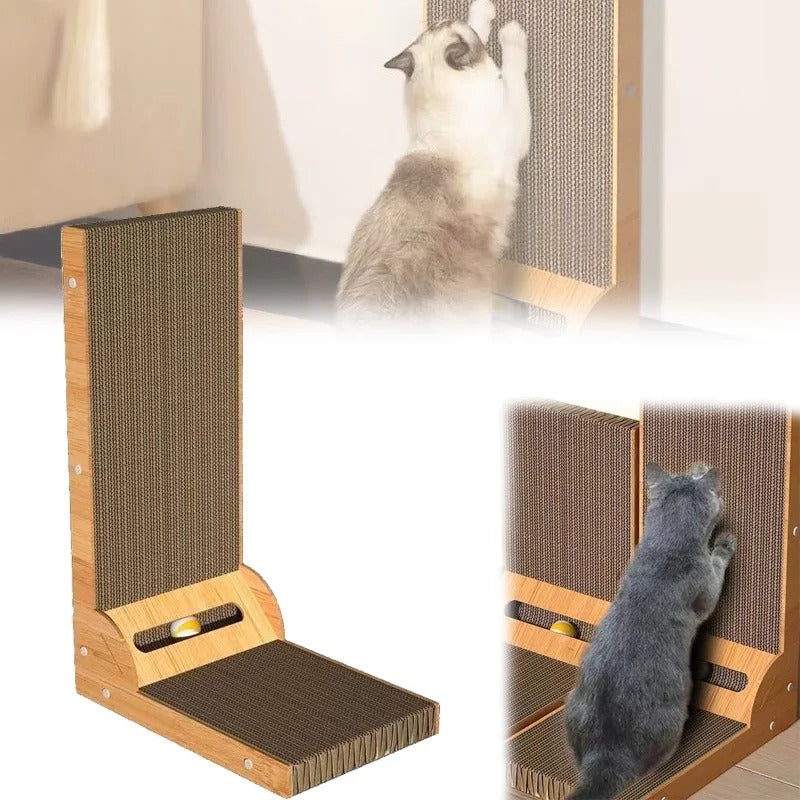 L-Claw Defender™ – L-förmiges Holz-Kratzbrett