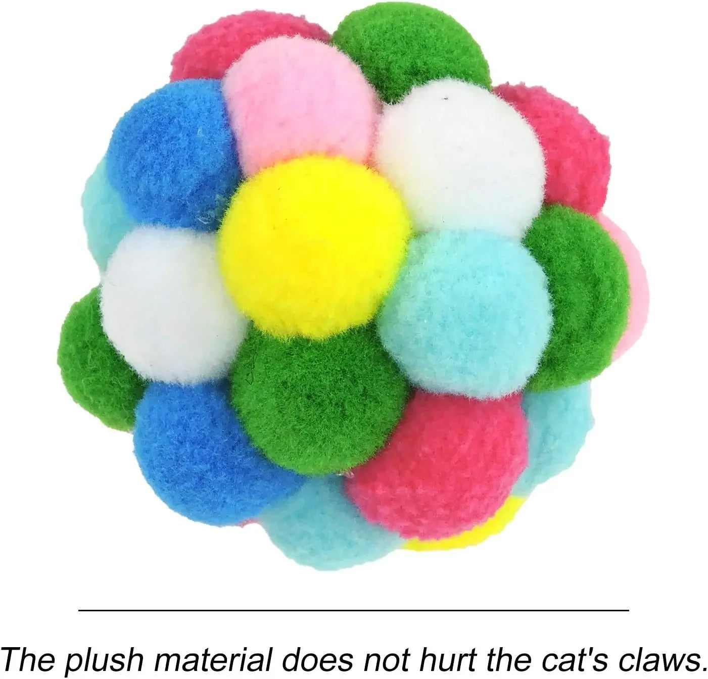 FunBalls™ Set – 3/60 Stück Bunte Spielbälle mit Glöckchen