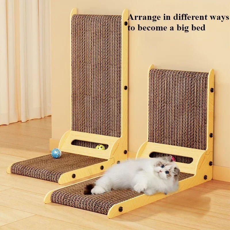 L-Claw Defender™ – L-förmiges Holz-Kratzbrett