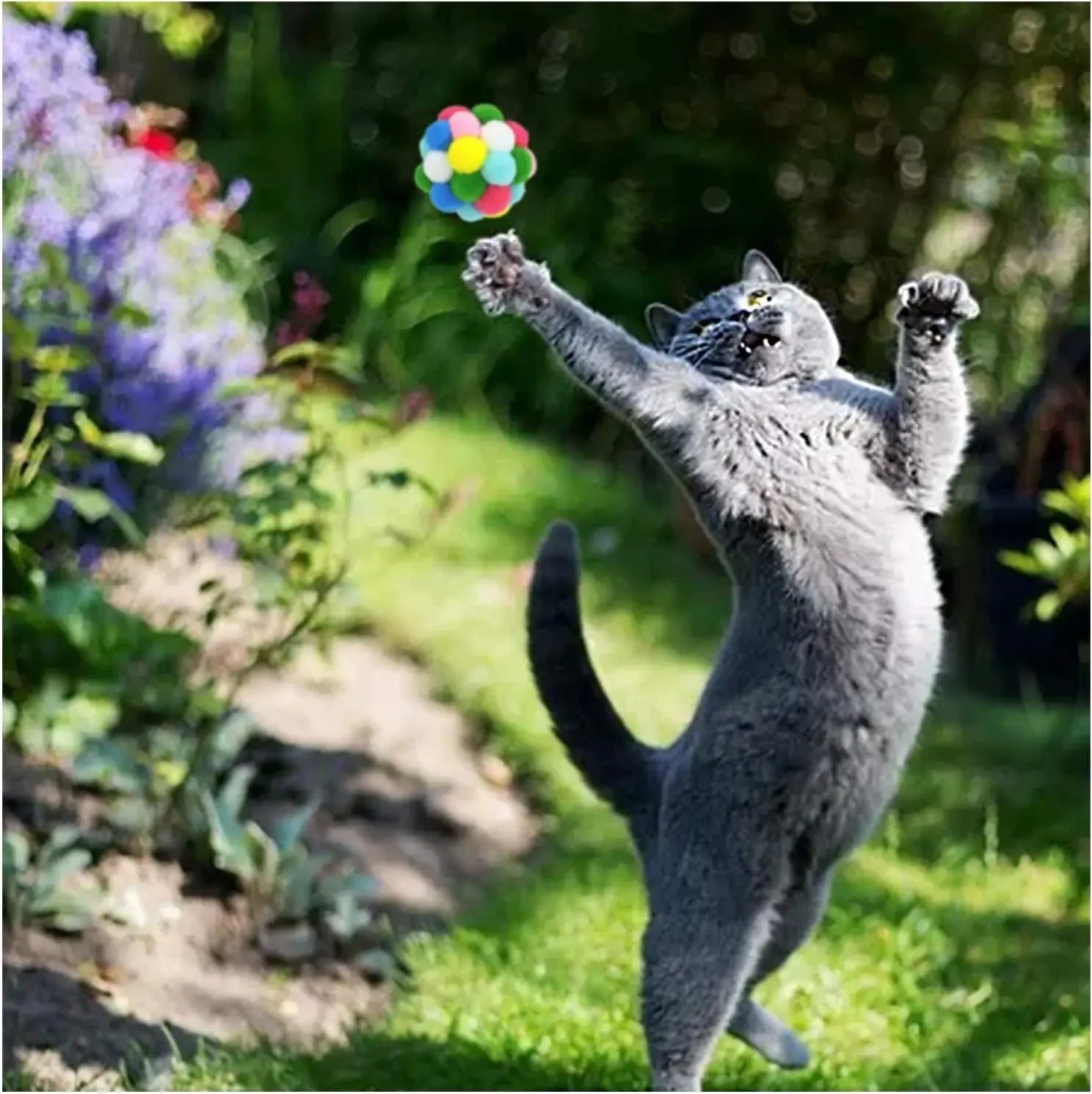 FunBalls™ Set – 3/60 Stück Bunte Spielbälle mit Glöckchen