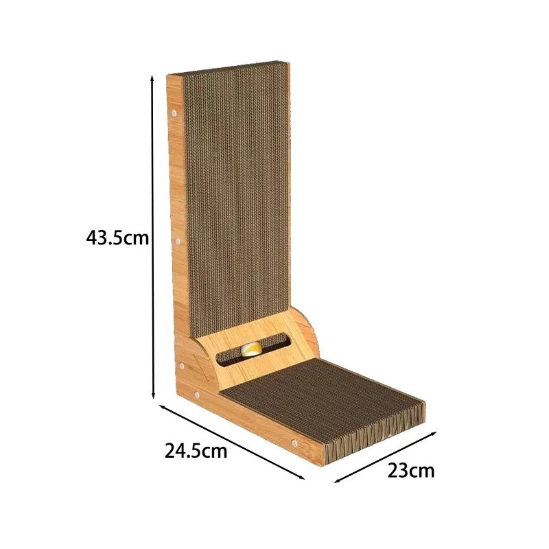 L-Claw Defender™ – L-förmiges Holz-Kratzbrett