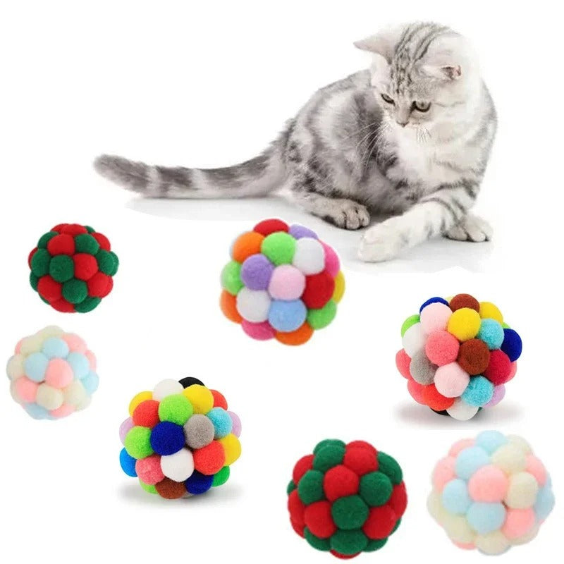 FunBalls™ Set – 3/60 Stück Bunte Spielbälle mit Glöckchen