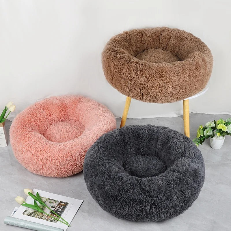 CozyNest™ Haustierbett – Flauschiges Winterbett für Katzen und Hunde