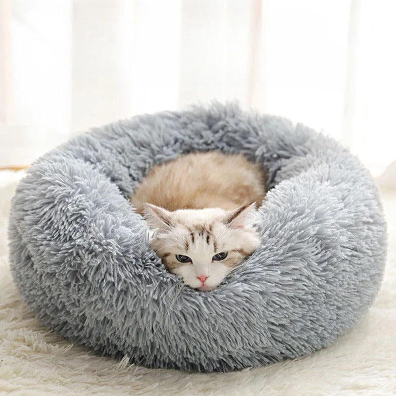 CozyNest™ Haustierbett – Flauschiges Winterbett für Katzen und Hunde